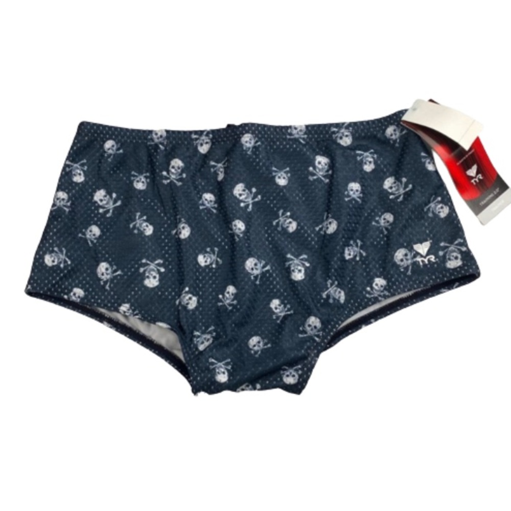 NWT TYR Skull Trainers Swimsuit sz 34